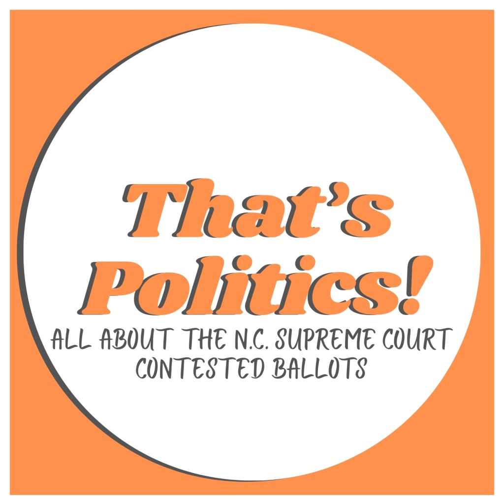 All about the N.C. Supreme Court contested ballots.&nbsp;(2/11/25)